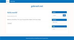 Desktop Screenshot of gobrasil.net